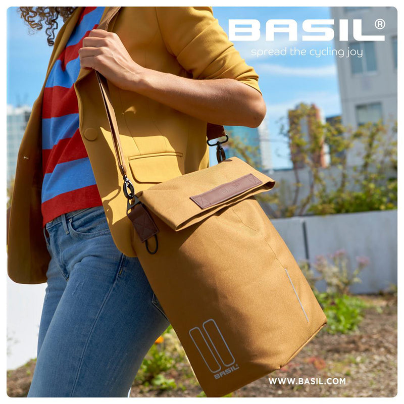 Basil City Shopper Bag 14-16L, Camel Brown