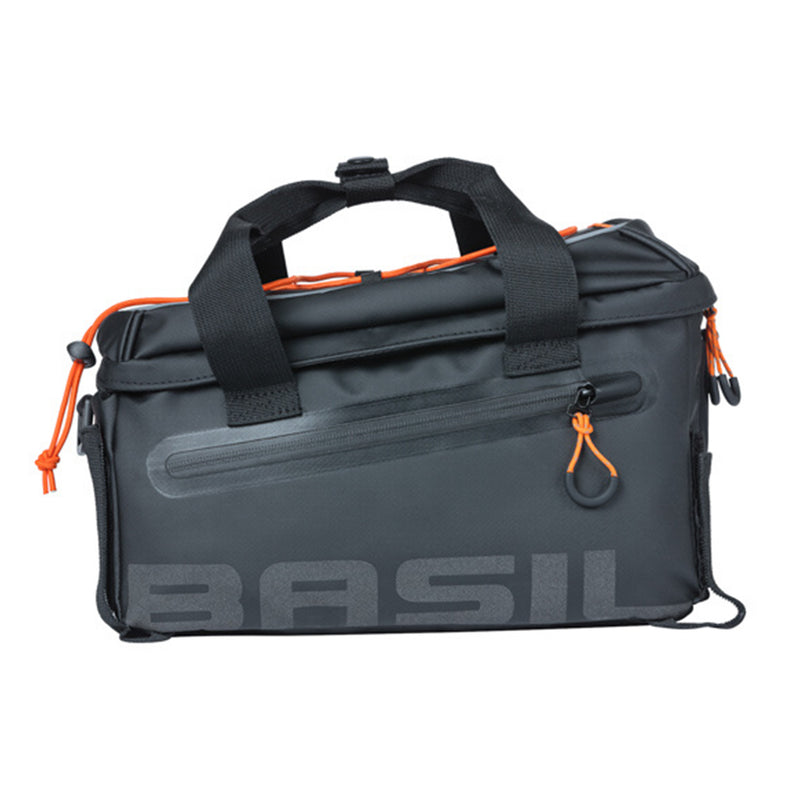 Basil Miles Tarpaulin Trunkbag, 7L, Black Orange