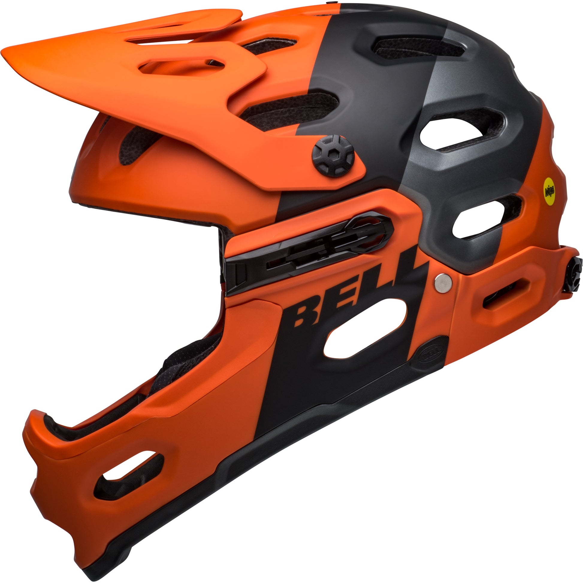 Bell Super 3R MIPS Helmet Orange/Black