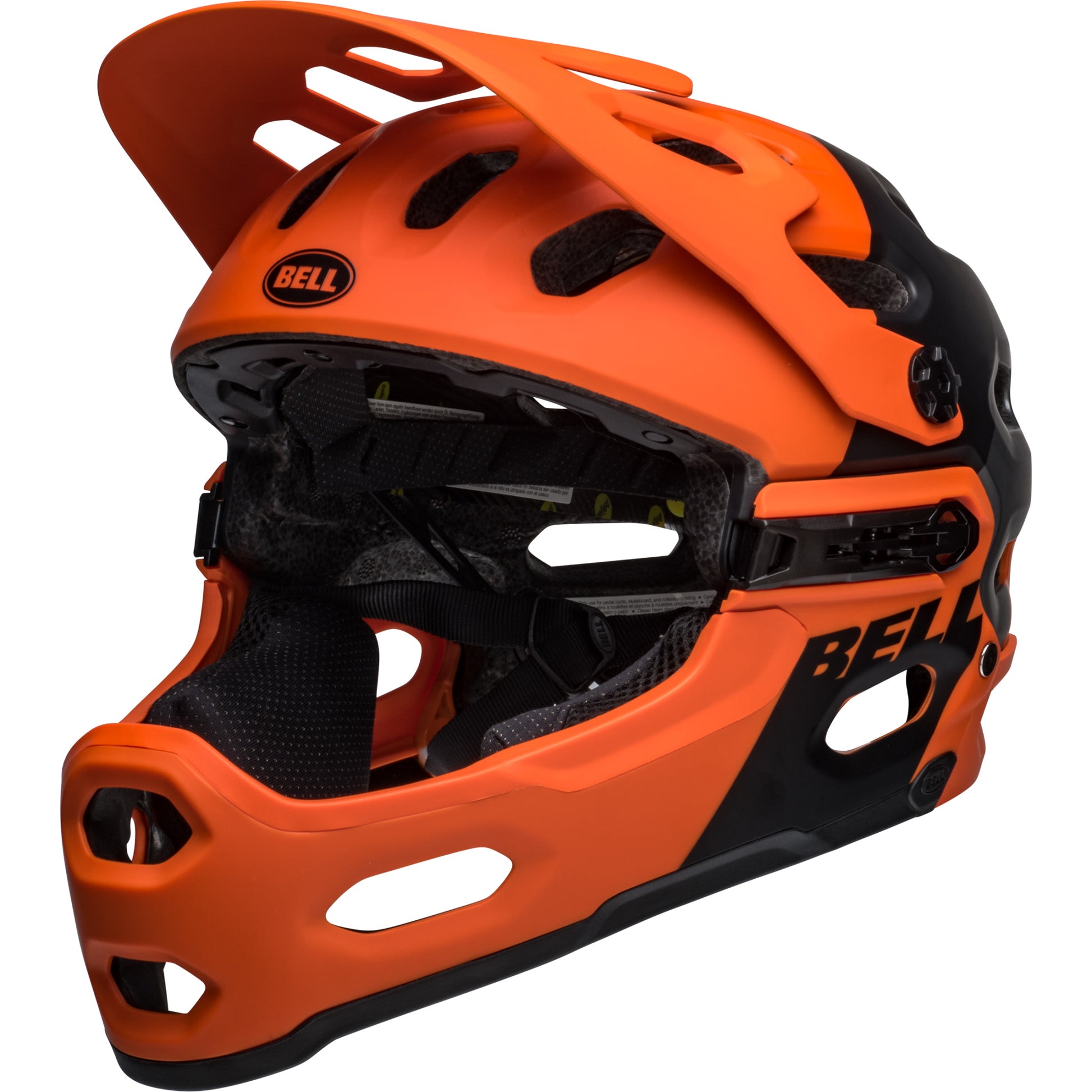 Bell Super 3R MIPS Helmet Orange/Black –