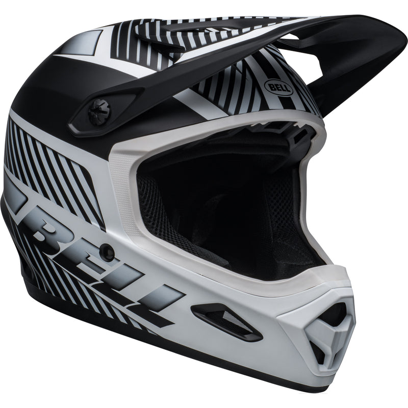 Bell Helmet Transfer Matte Black/White