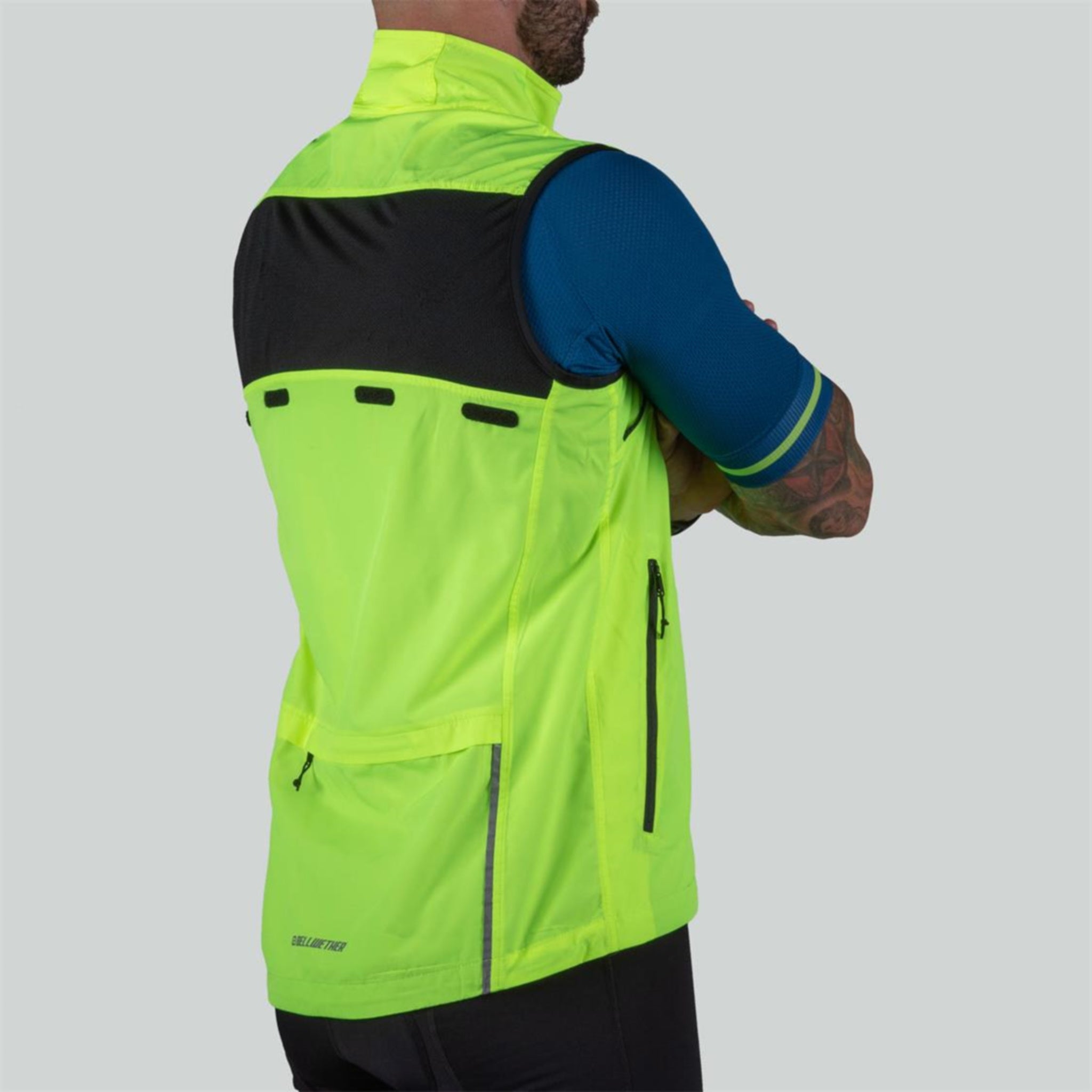 Bellwether Men's Velocity Convertible Jacket Hi-Vis