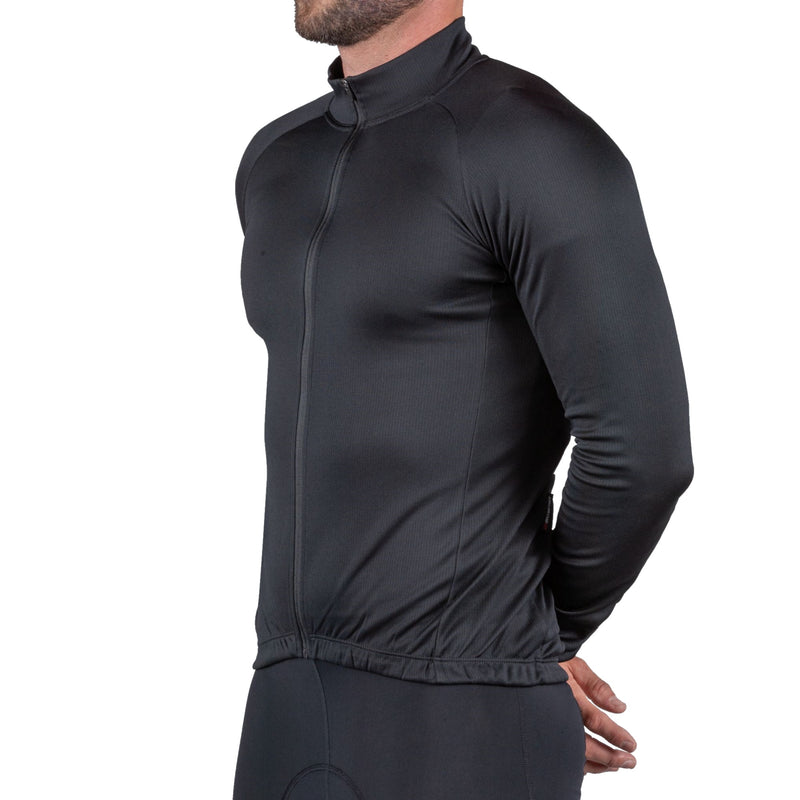 Bellwether Men’s Draft Thermal Long Sleeve Jersey Black