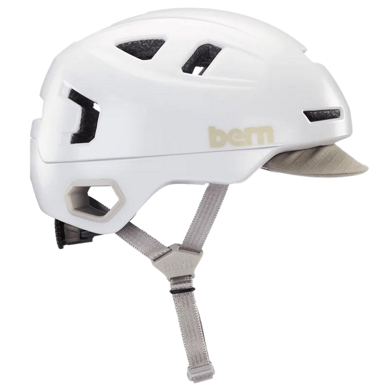 Bern Helmet Hudson MIPS Satin White