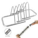 Bike Storage Stand 5 Bikes Silver