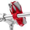 Bike Tie 4 Smartphone Handlebar Holder 4.7'' to 7.2'' Red