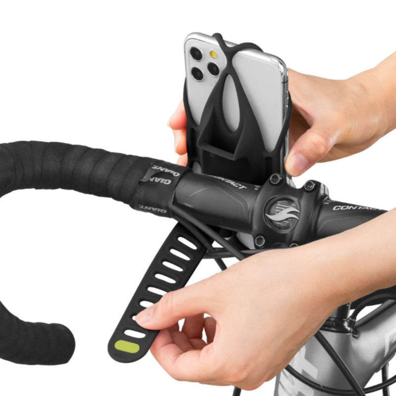 Bike Tie 4 Smartphone Handlebar Holder 4.7'' to 7.2'' Black