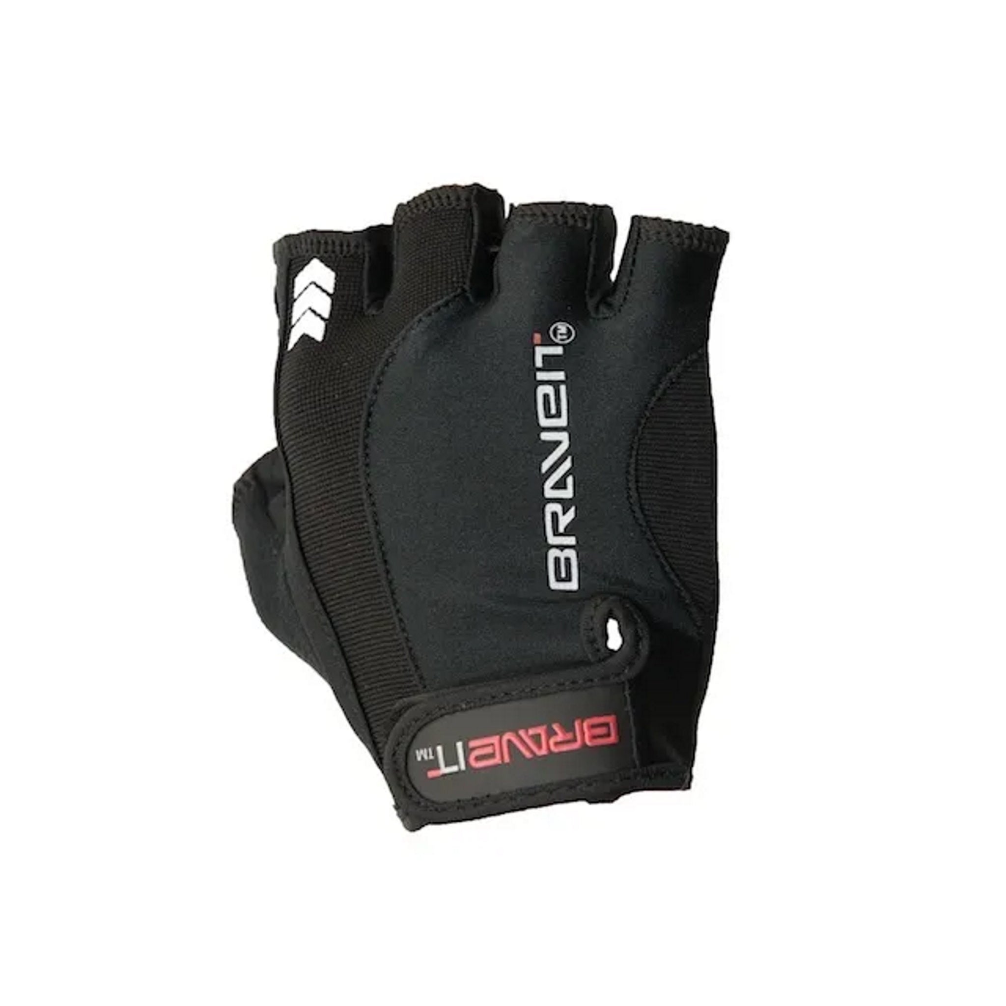 Brave Gloves Air Gel Short Finger Black