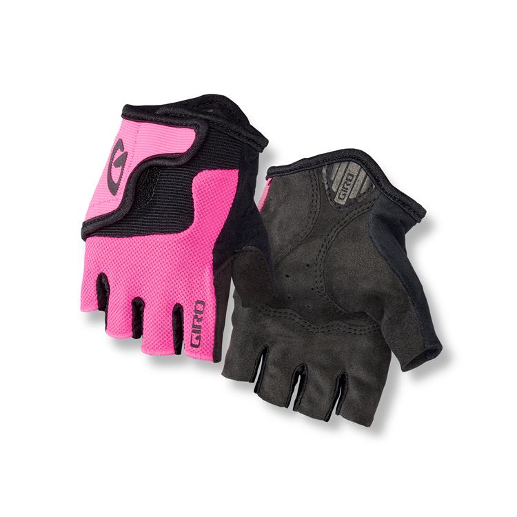 Giro Gloves Bravo Jr Kids SF Pink Black MD 99bikes .nz