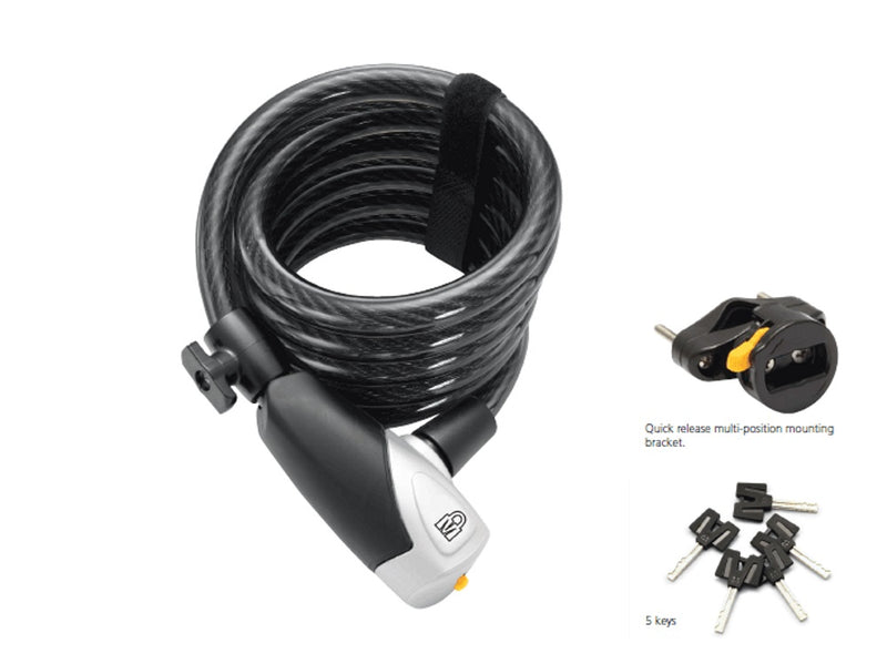 Magnum Cable Key Lock 12mm x 1.8mtr with Bracket