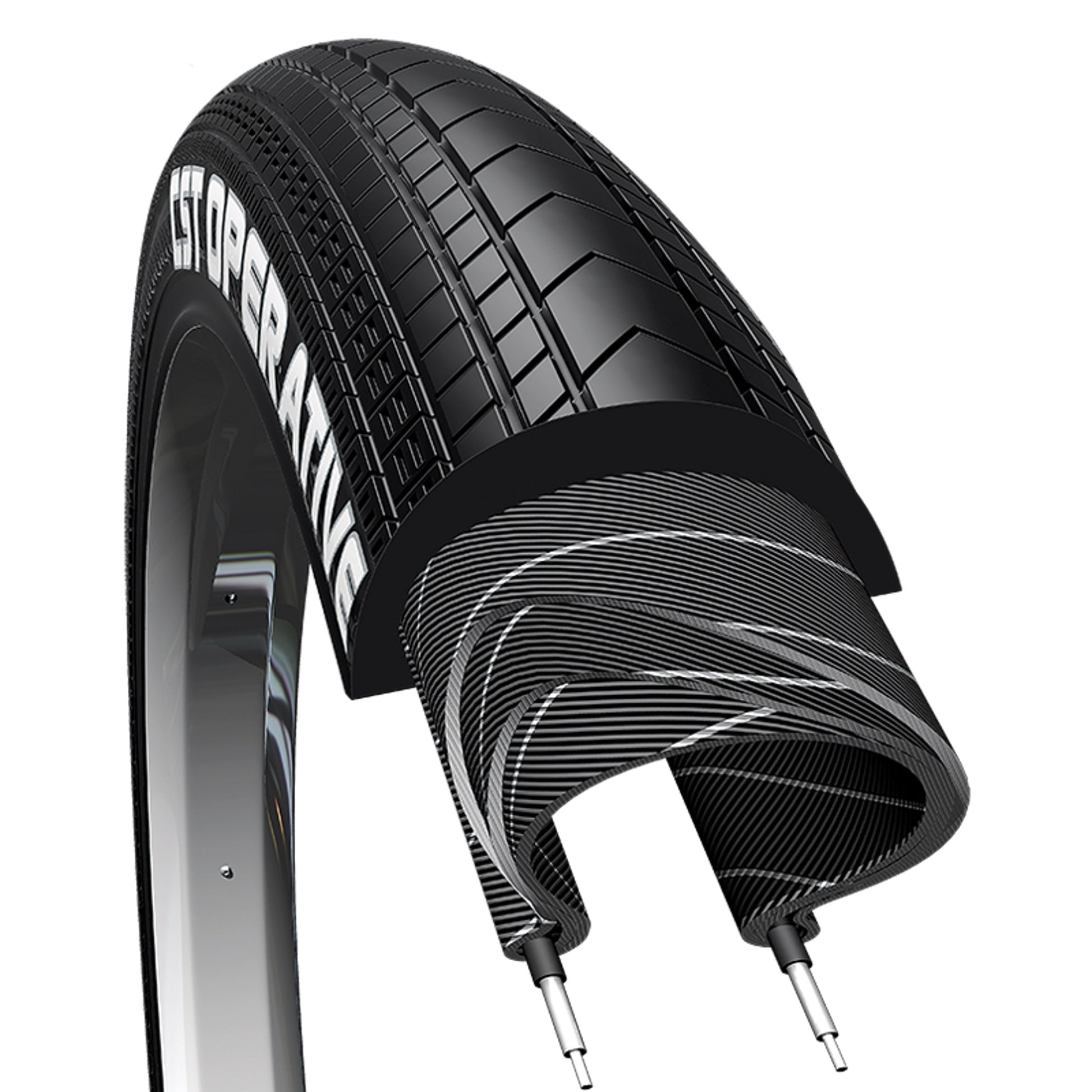 CST Tyre 20 x 2.25 BMX Operative Slick C1809 Black