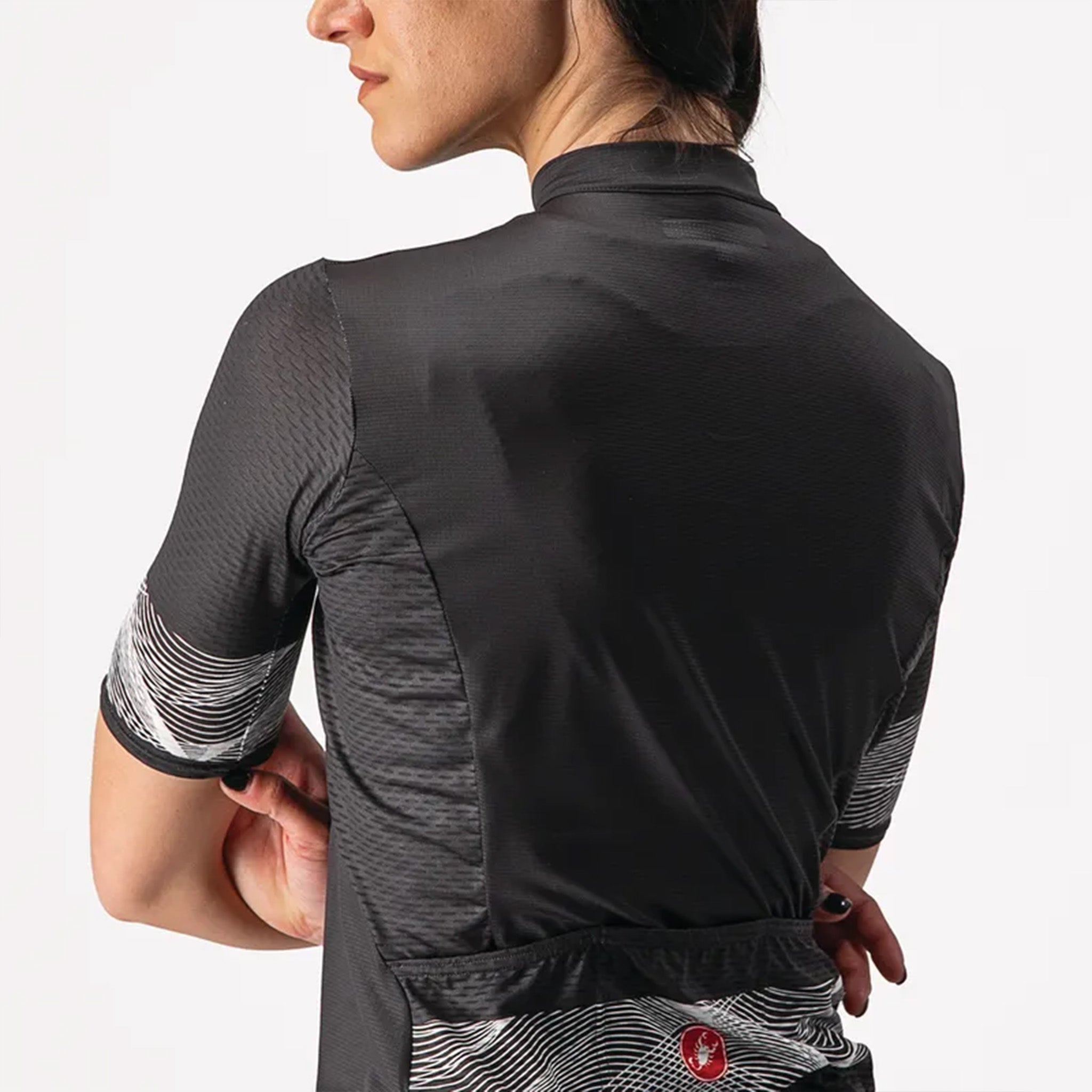 Castelli Fenice Wmns Jersey Light Black/White
