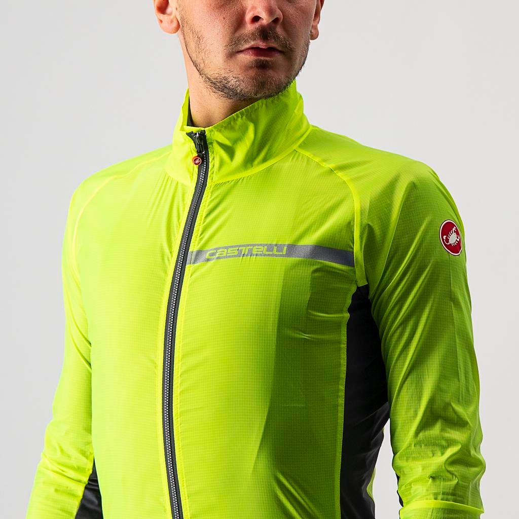 Castelli Jacket Squadra Stretch Light Black/Dark Gray