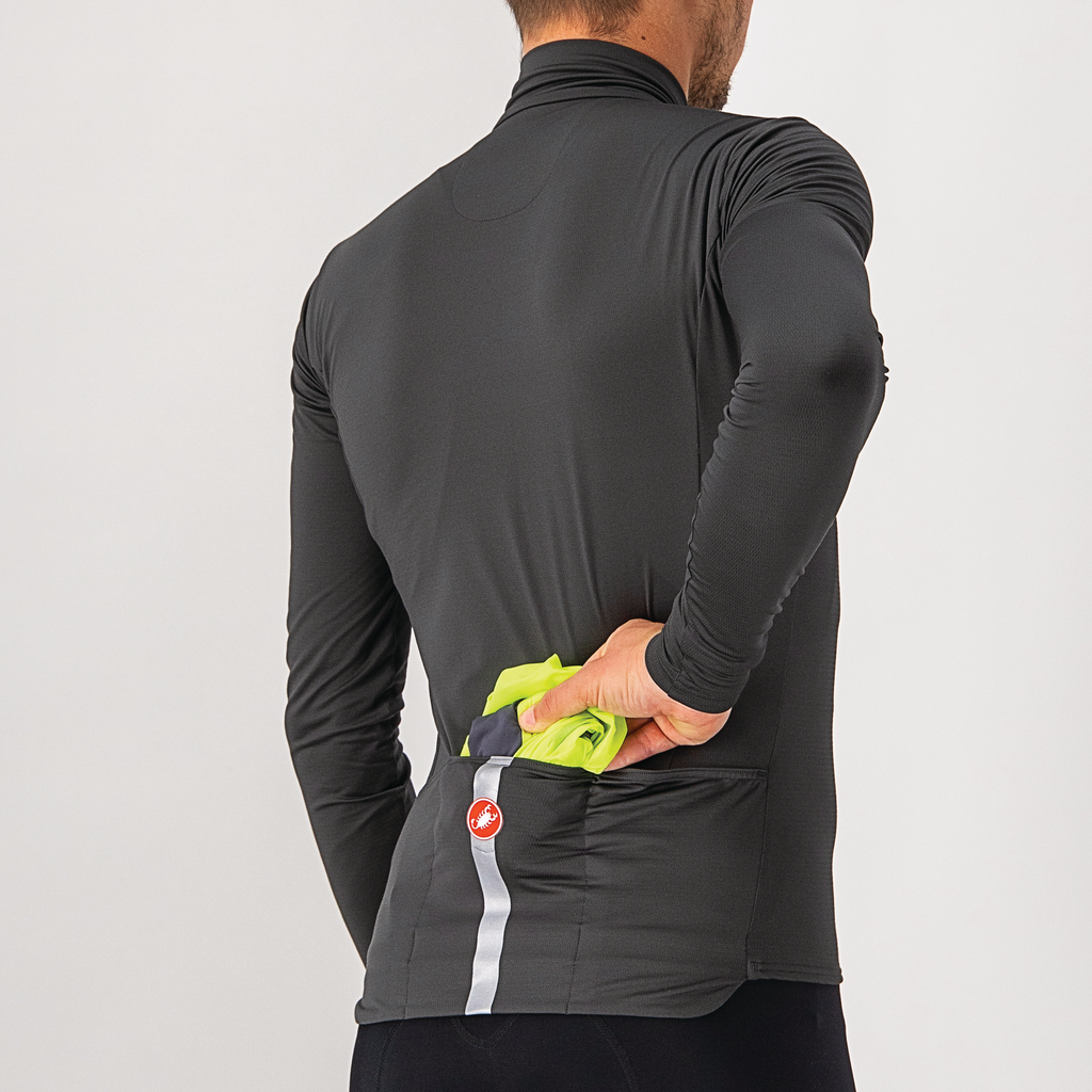 Castelli Jacket Squadra Stretch Light Black/Dark Gray