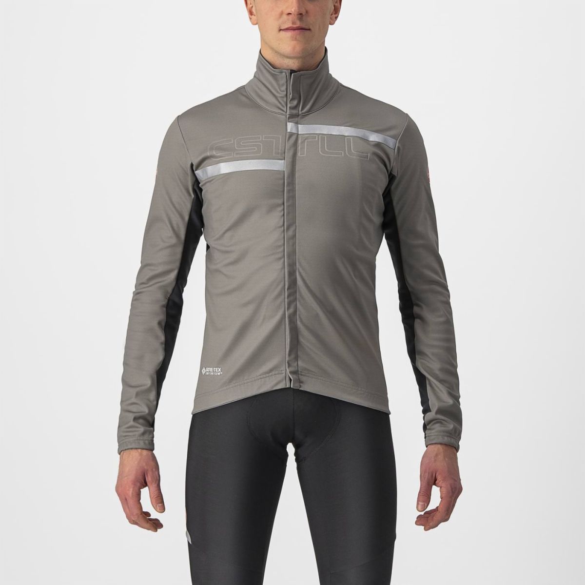 Castelli Jacket Transition 2 Light Black/Dark Gray-Silver Reflex