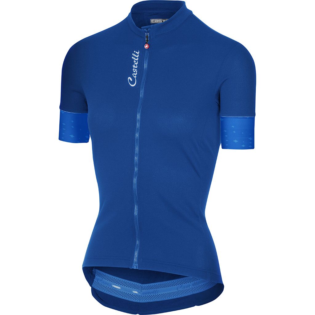 Castelli Jersey Anima 2 Women's Turquoise/Green/Dark/Sky Blue