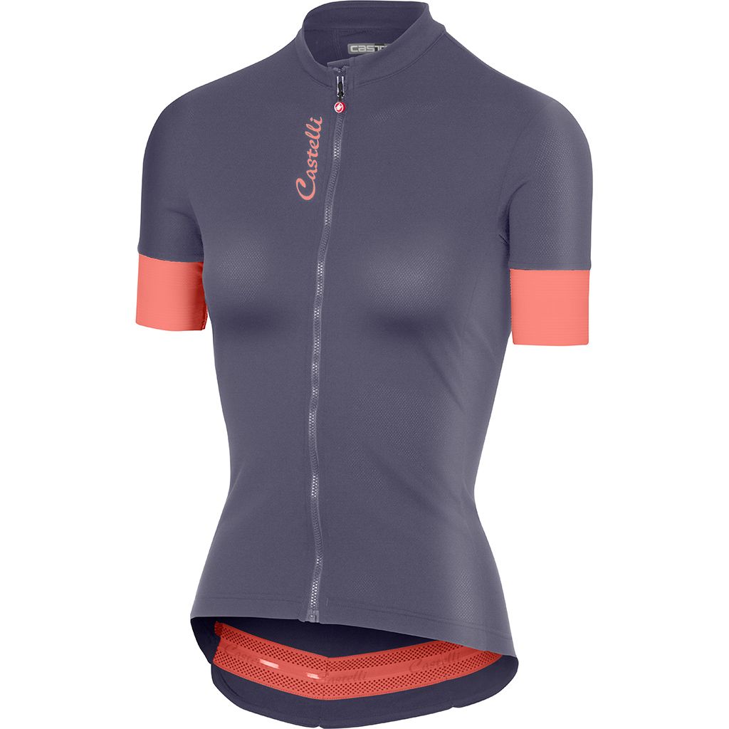 Castelli Jersey Anima 2 Women's Turquoise/Green/Dark/Sky Blue