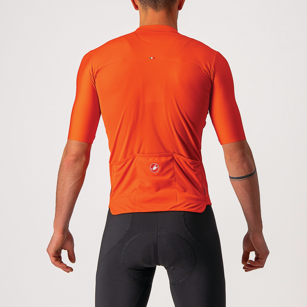 Castelli Jersey Prologo 7 Fiery Red/Light Black-Ivory