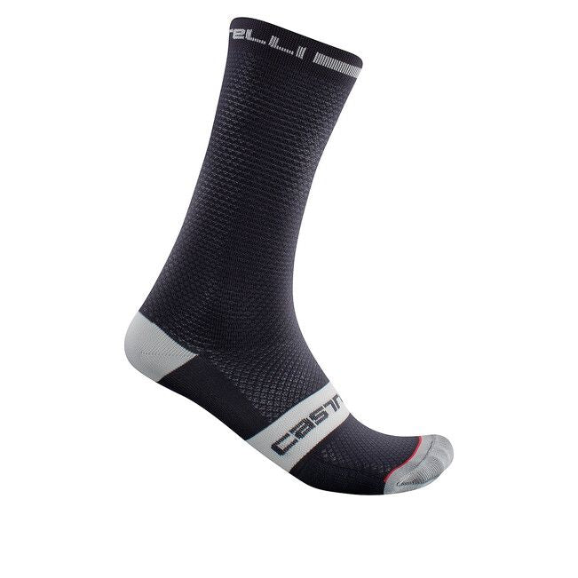 Castelli Sock Superleggera T18 Military Green/Fiery Red