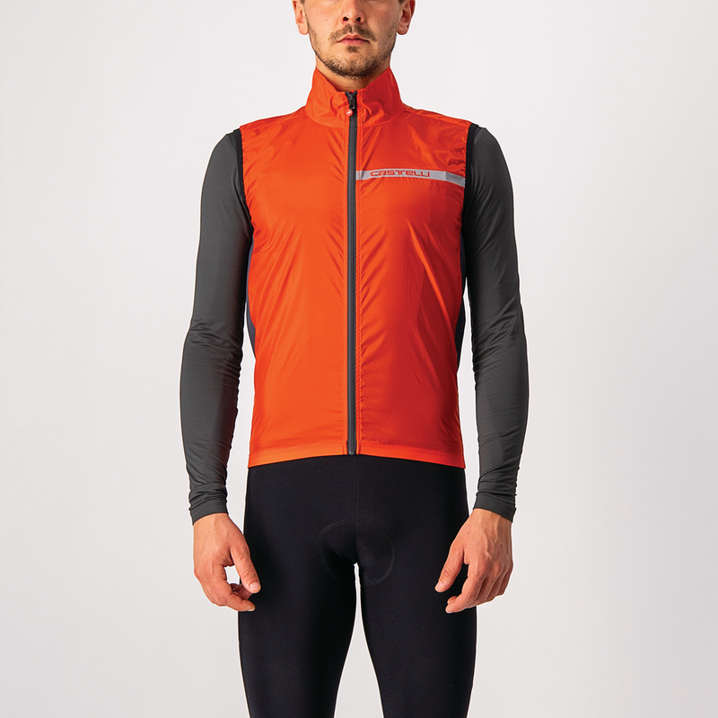 Castelli Vest Squadra Stretch Yellow Fluo/Dark Grey