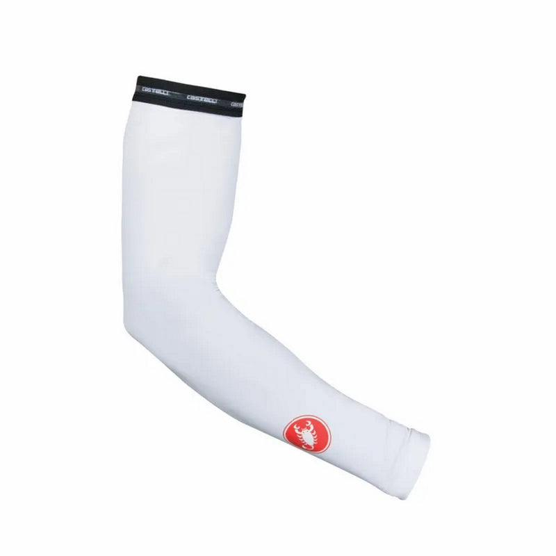 Castelli Arm Sleeves UPF 50 + Light White