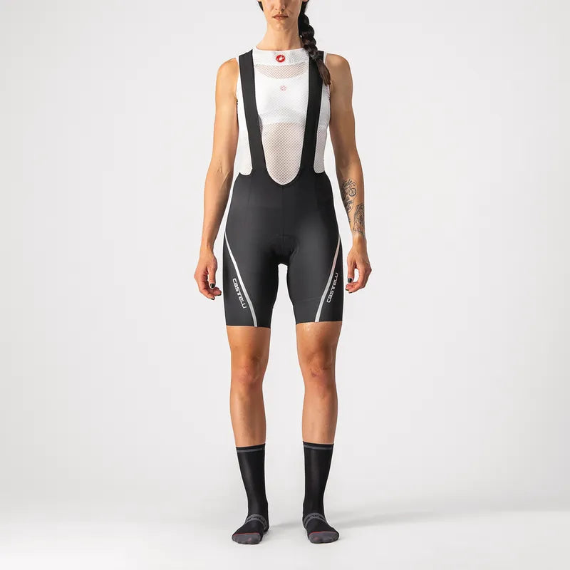 Castelli Bibshort Velocissima 3 Women's Black/Silver