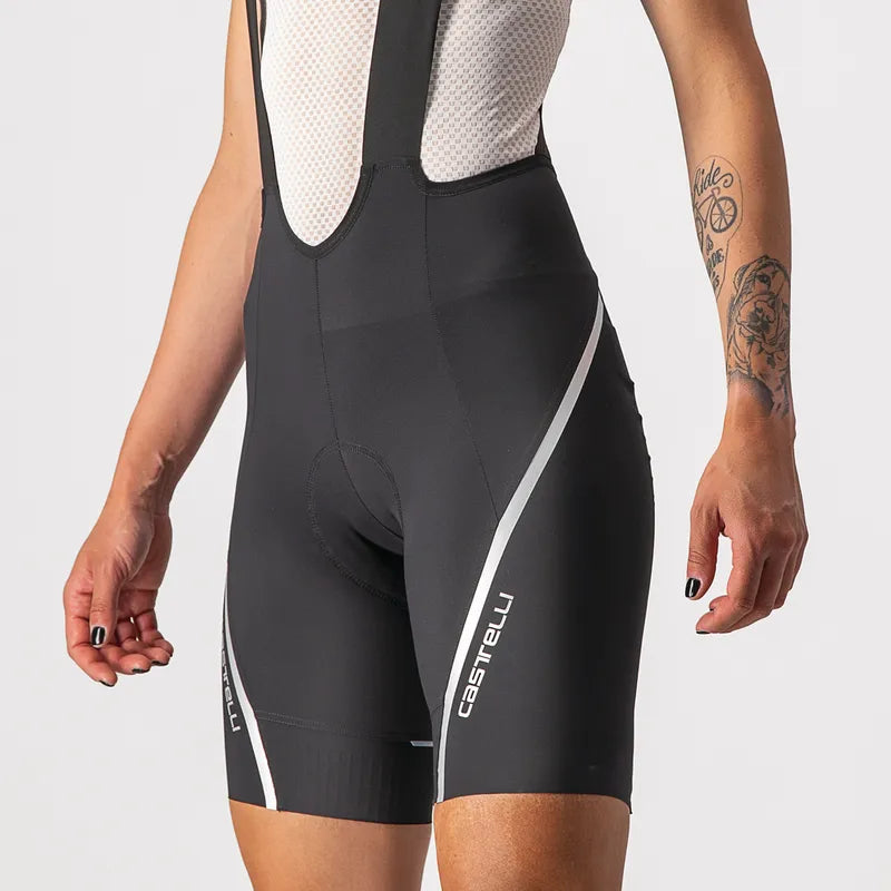 Castelli Bibshort Velocissima 3 Women's Black/Silver