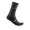 Castelli Endurance 15 Sock Black/Gray