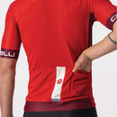 Castelli Entrata VI Jersey Red/Ivory