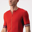 Castelli Entrata VI Jersey Red/Ivory