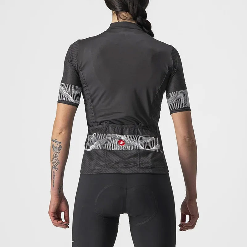 Castelli Fenice Wmns Jersey Light Black/White