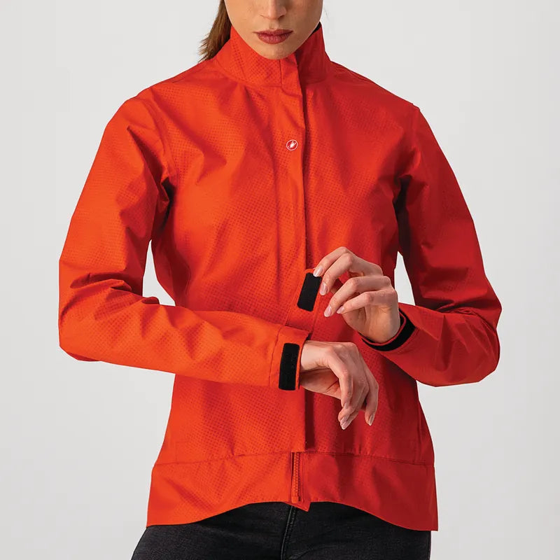 Castelli Jacket Commuter Reflex Womens Fiery Red