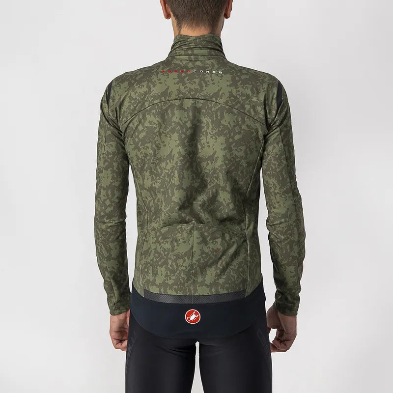 Castelli Jacket Perfetto RoS Long Sleeve Military Green/Light Military-Black