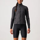 Castelli Jacket Unlimited Puffy Womens Dark Gray/Black-Light Gray