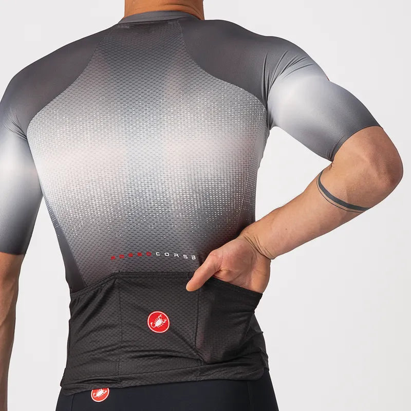 Castelli Jersey Aero Race 6.0 Light Black/Dark Gray