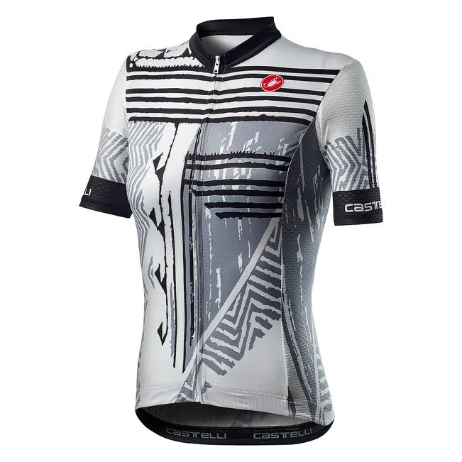 Castelli Jersey Astratta Womens Black/White