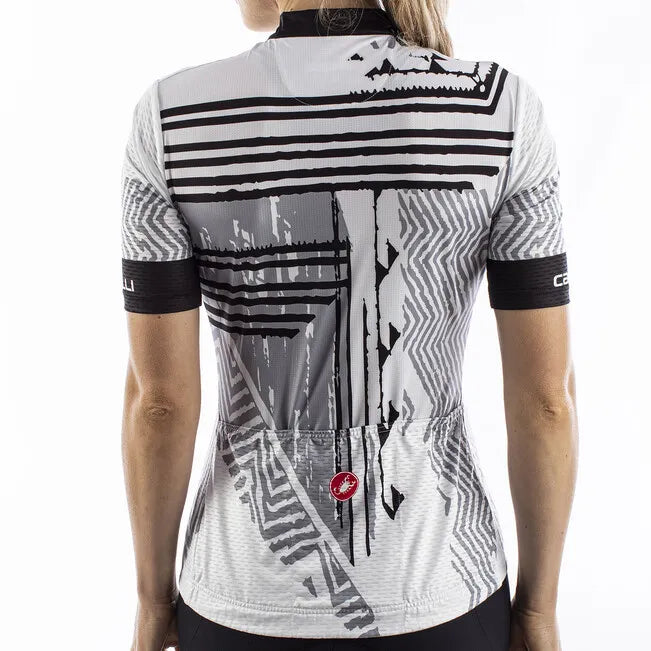 Castelli Jersey Astratta Womens Black/White