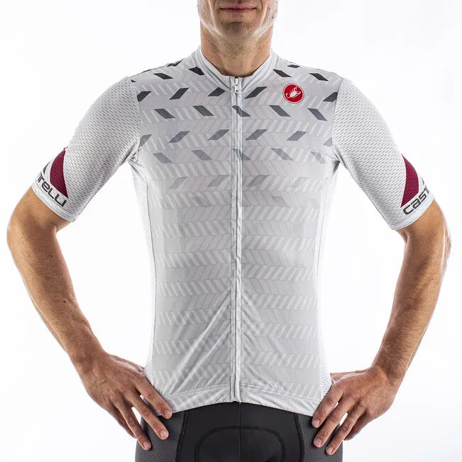 Castelli Jersey Avanti Silver Gray