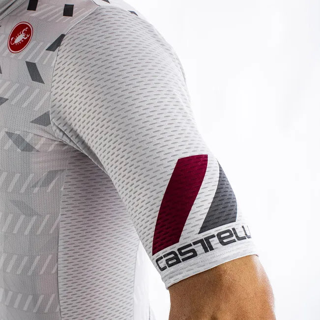 Castelli Jersey Avanti Silver Gray