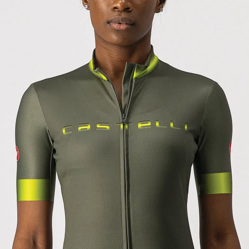 Castelli Jersey Gradient Women's Military Green