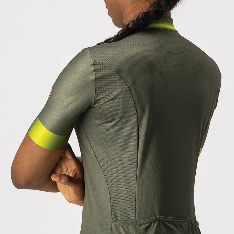 Castelli Jersey Gradient Women's Military Green