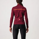 Castelli Jersey Sinergia 2 FZ Womens Bordeaux/Brilliant Pink