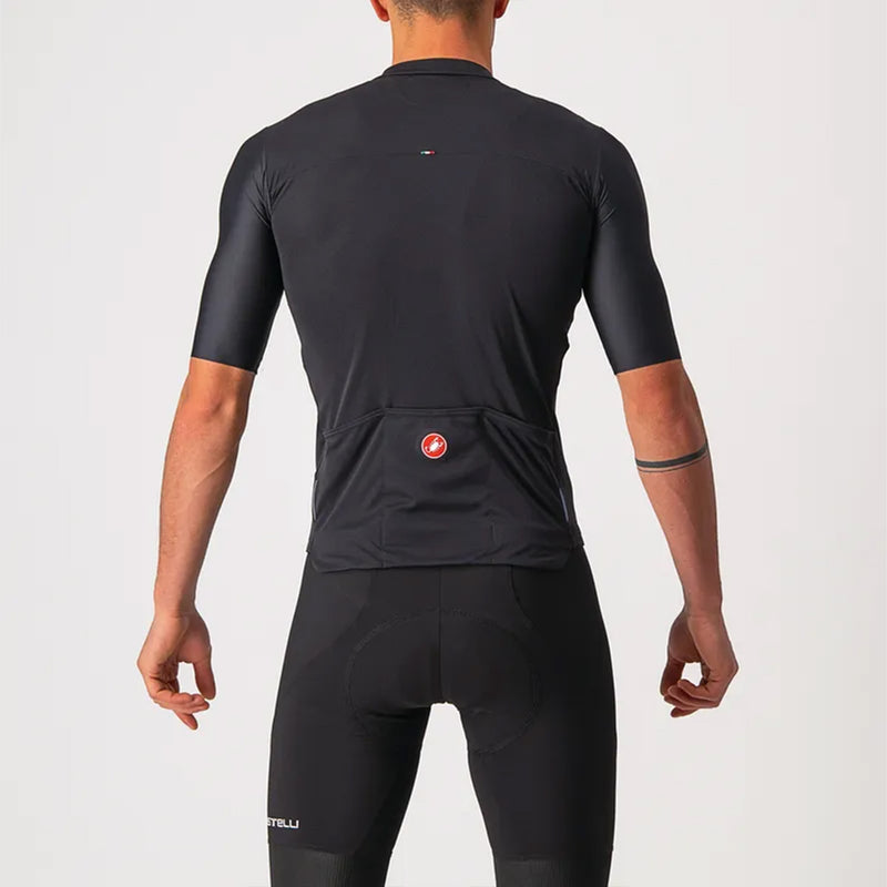 Castelli Prologo 7 Jersey Light Black/Silver Gray