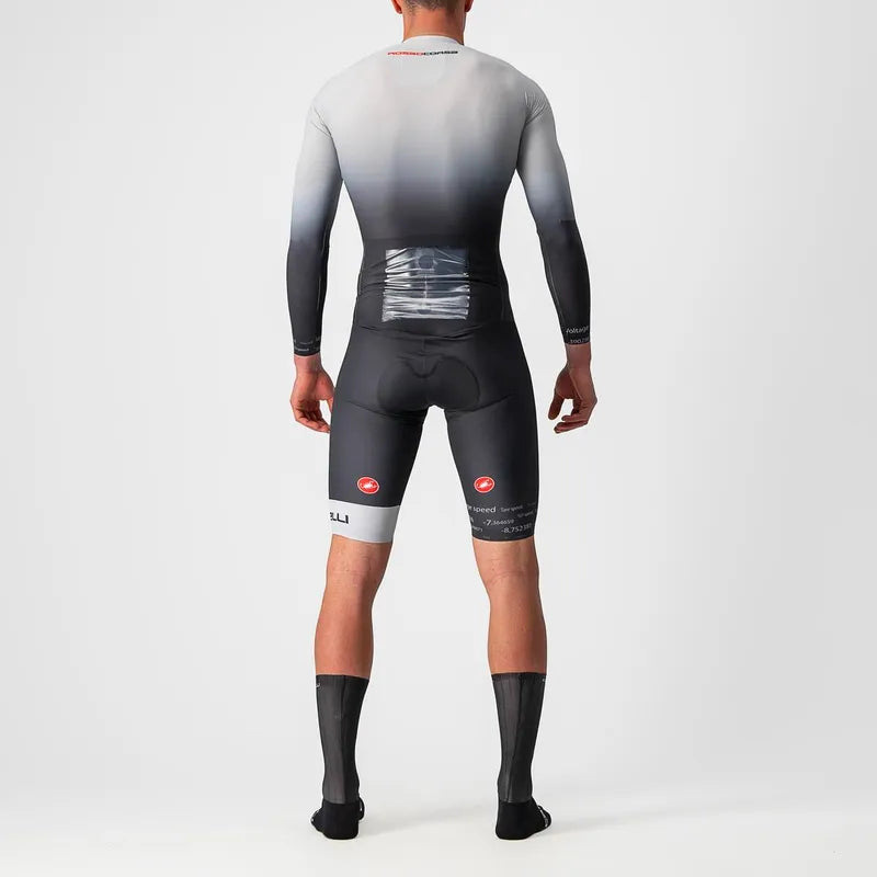 Castelli Speedsuit Body Paint 4.X Silver Gray Black