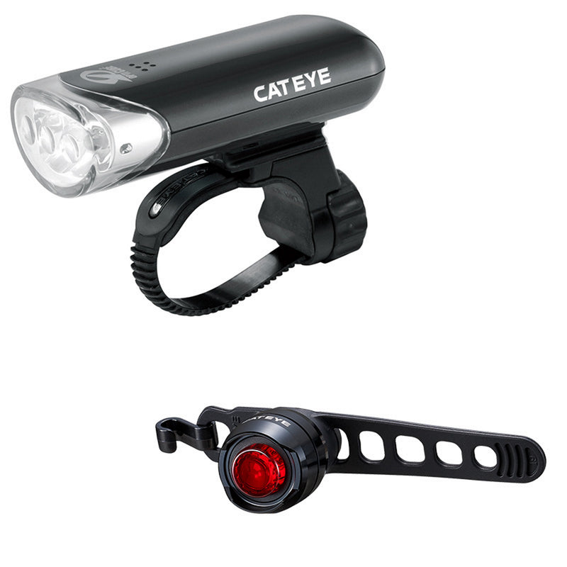 Cateye Light Set EL135 and Orb LD160