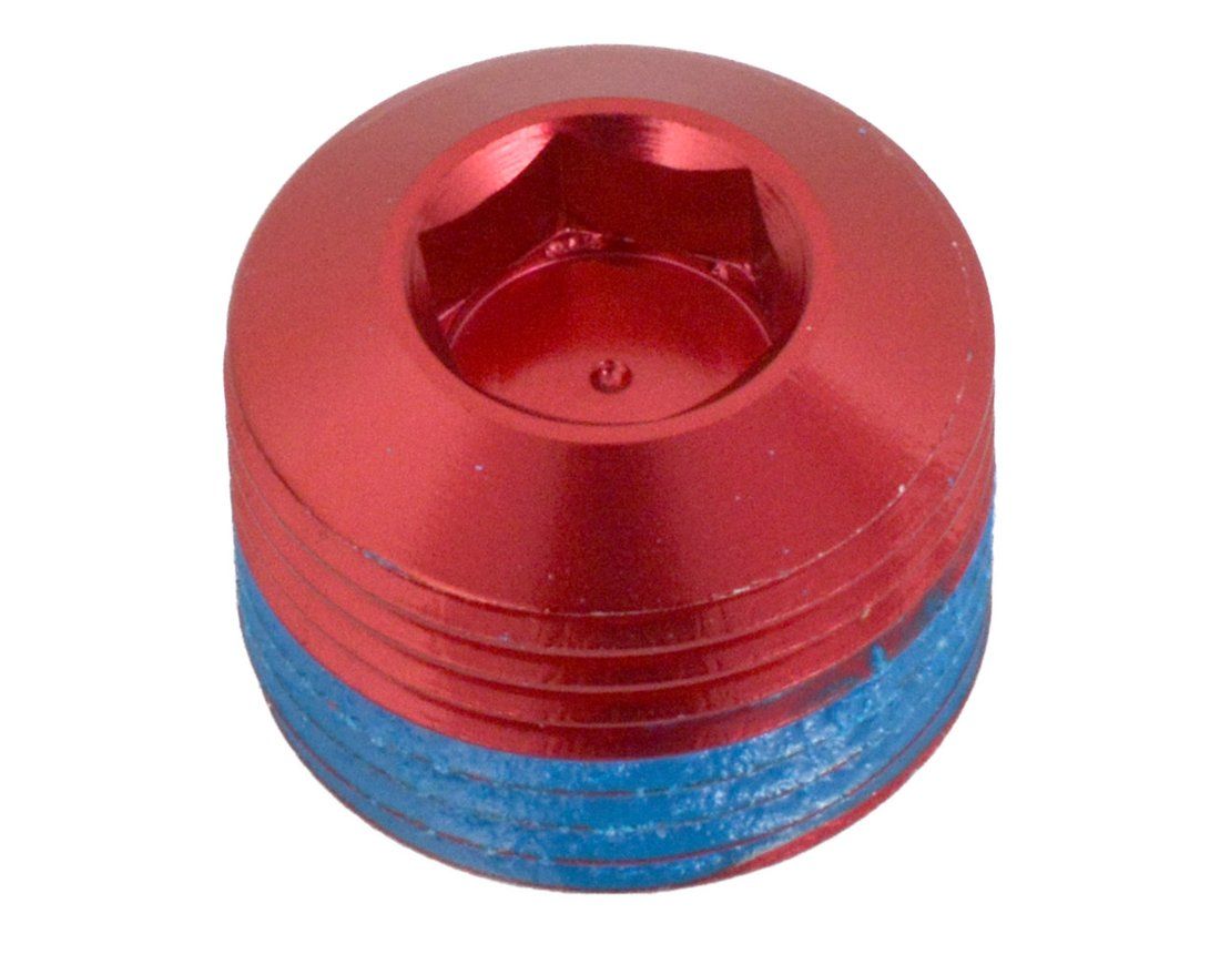Crankbrothers Pedal Part 13139 CBR End Cap Alu Red Next Gen