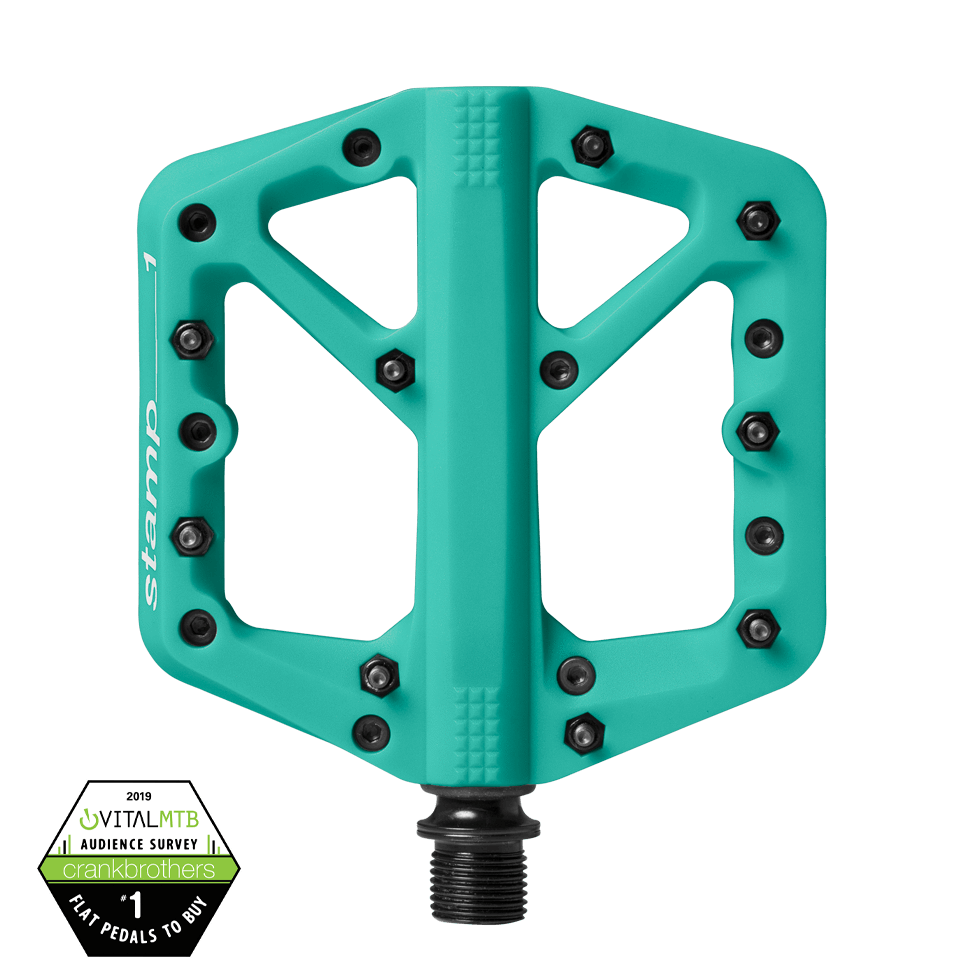 Crankbrothers Pedal Stamp 1 Small Turquoise