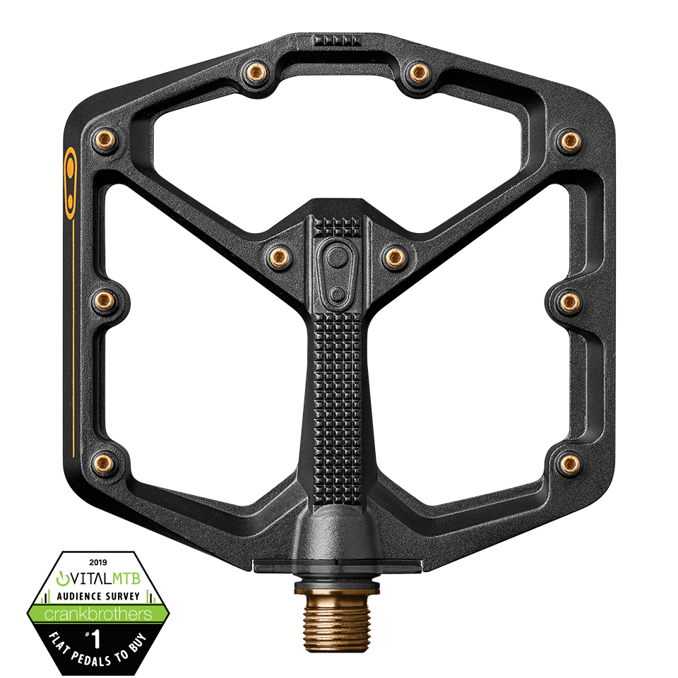 Crankbrothers Pedal Stamp 11 Large Black/Gold