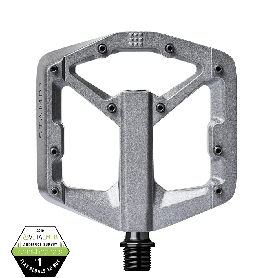 Crankbrothers Pedal Stamp 3 Small Grey Magnesium