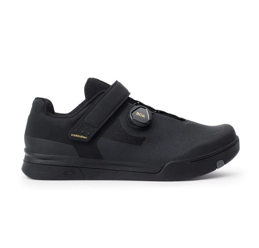 Crankbrothers Shoes Mallet Boa Black / Gold - Black outsole